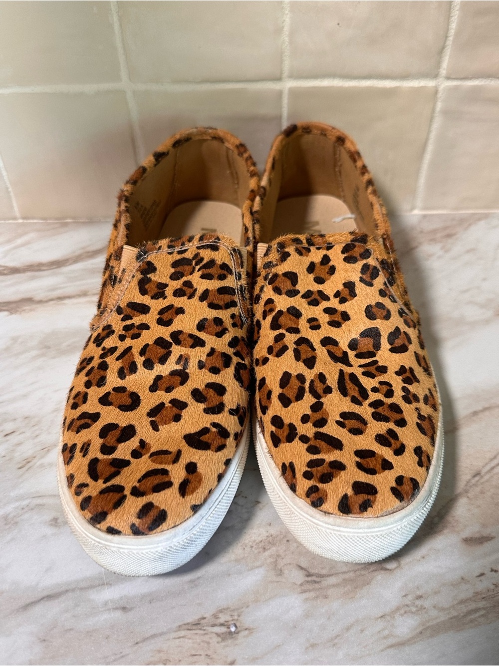 MIA Yulia Leopard Print Slip-On Sneaker - size 8.5